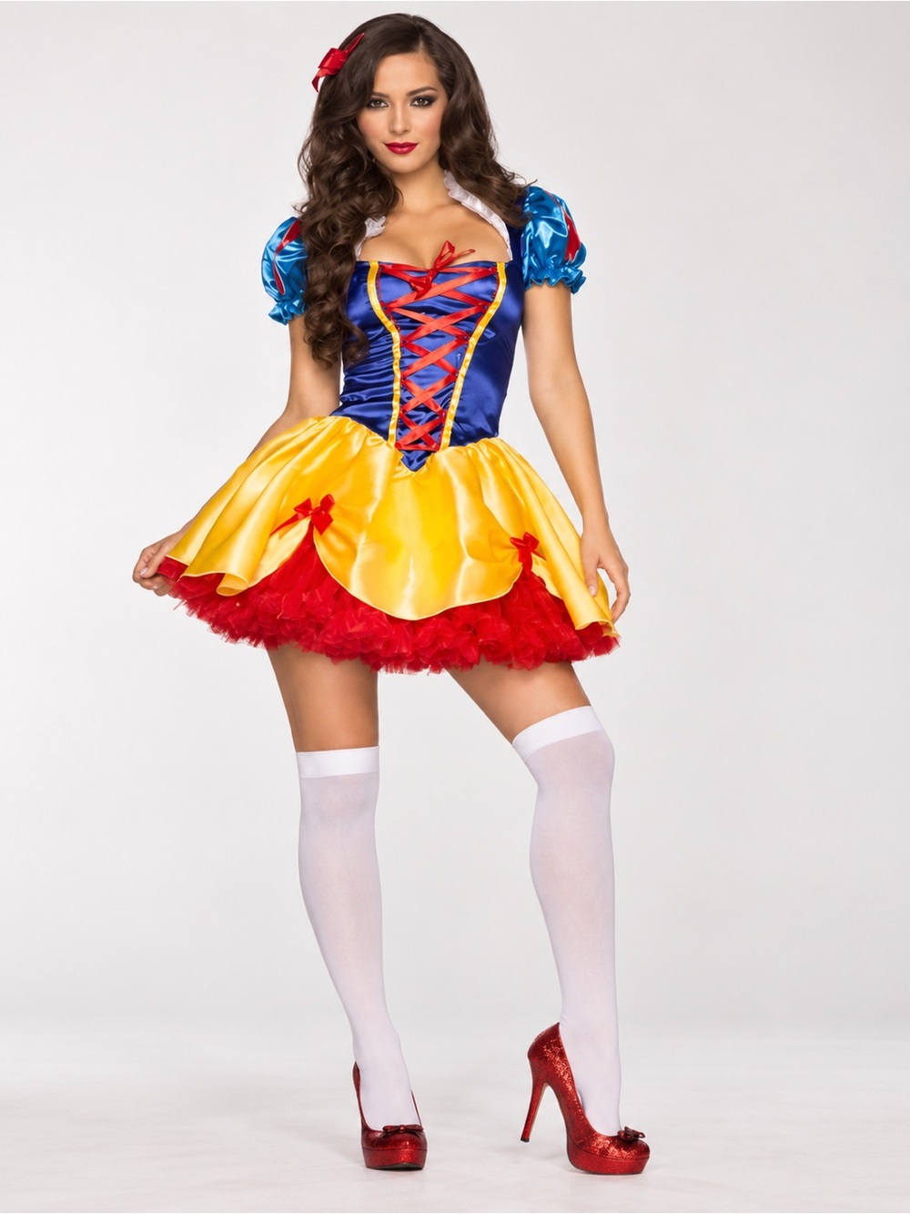 Leg Avenue Snow White Women's Costume INCLUDES Red Tutu - S